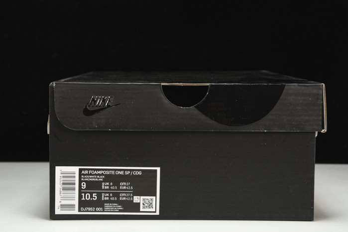 nike x comme des garçons air foamposite one "black" sneakers 17610130