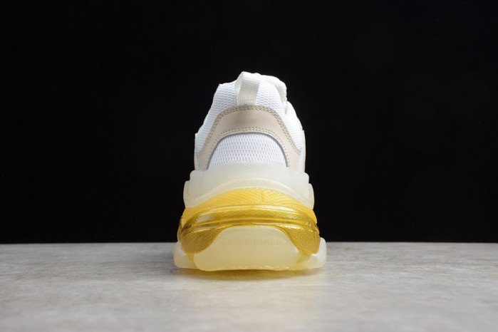blcg sneaker triple.s.gomma white-yellow