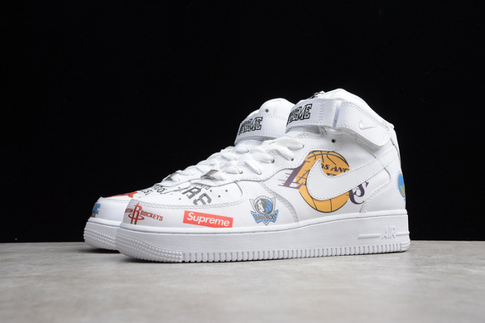 x nba x air force 1 mid 07 white aq8017-100