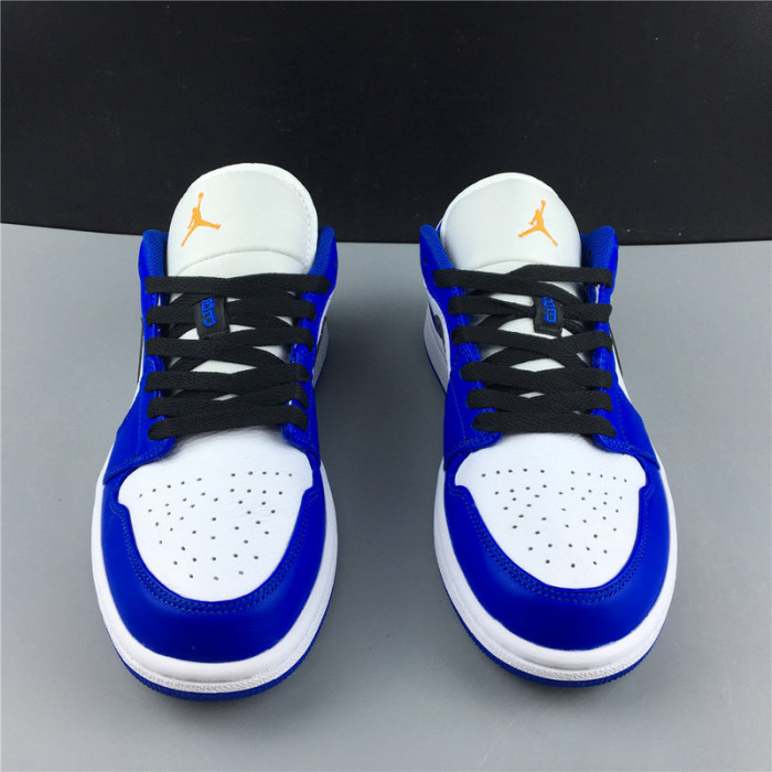 air jordan 1 low hyper royal orange peel 553558-401