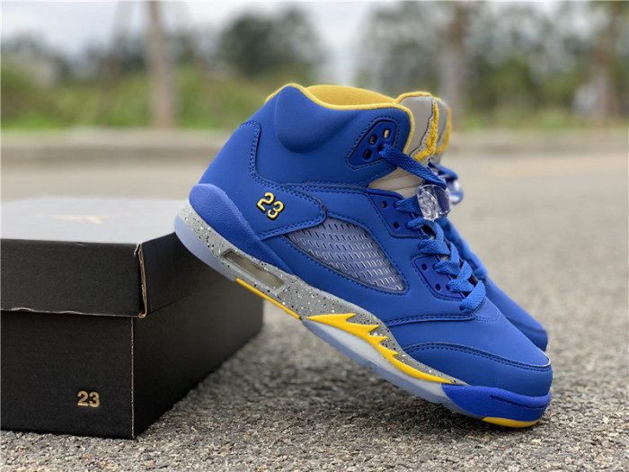 air jordan 5 retro laney varsity royal (gs) c13287-400