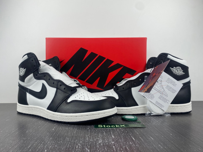 jordan 1 retro high 85 black white  - bq4422-001