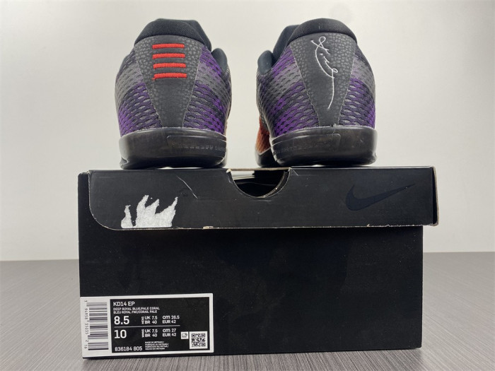 nike kobe 11 em la sunset zk11  836184-805