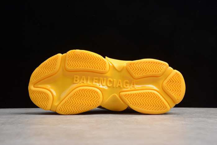 blcg sneaker triple.s.gomma blanc poudre jaune