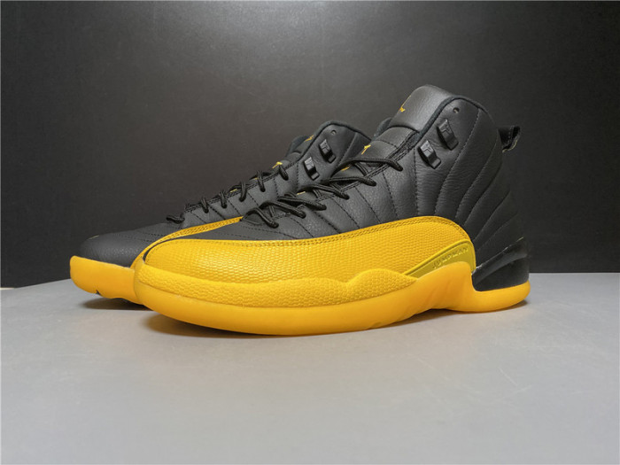air jordan 12 retro black university gold 130690-070