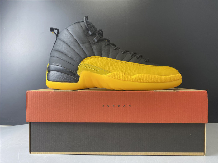 air jordan 12 retro black university gold 130690-070