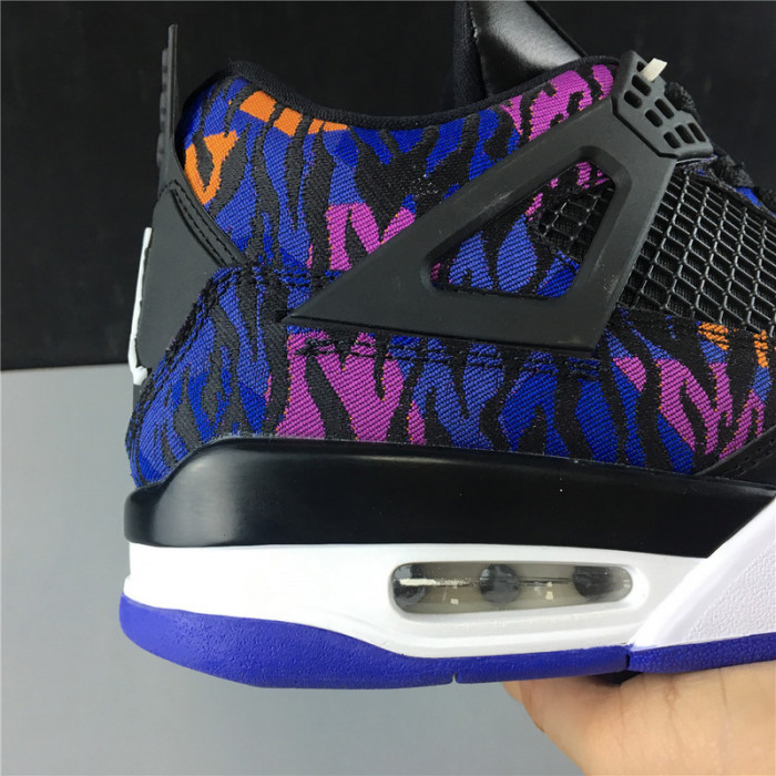 air jordan 4 gs tiger camo rush violet bq9043-005
