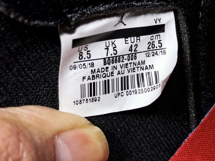 air jordan 1 defiant black red  bq6682-006