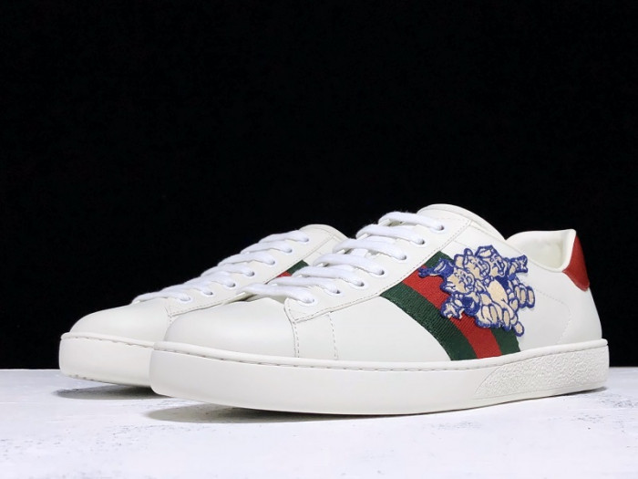 G*u*i ace embroidered low-top sneaker