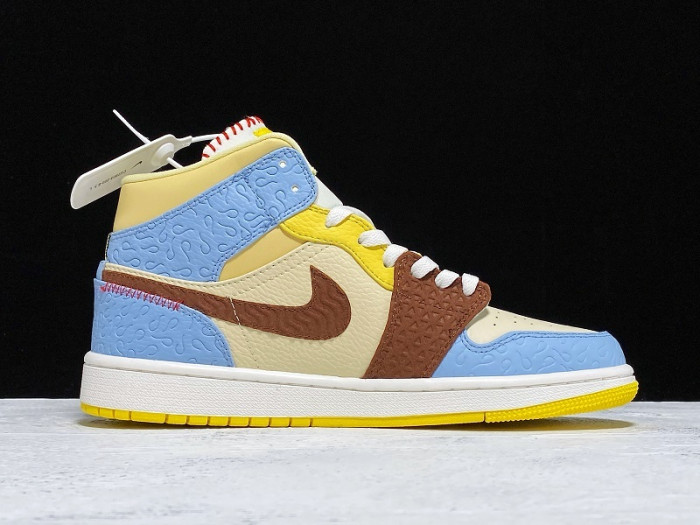Ma*s*n chateau rouge x air jordan 1 high mid  fearless cu2803-200