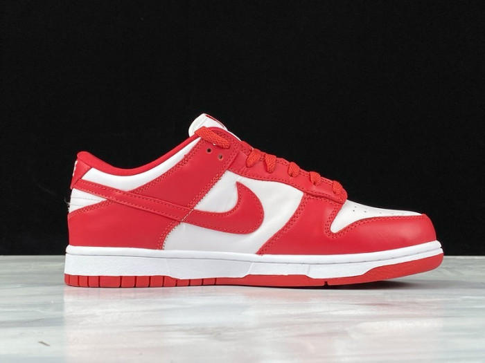 nike dunk low sp “university red”  cu1727-100