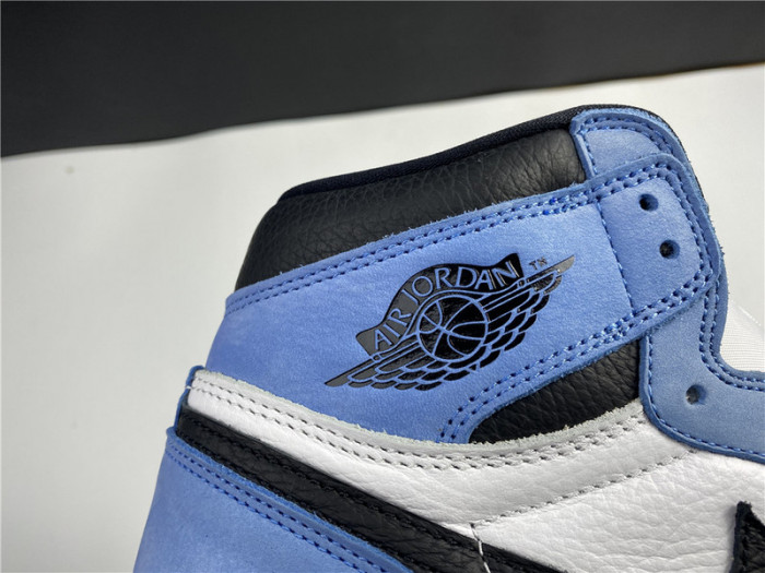 air jordan 1 retro high white university blue black 555088-134