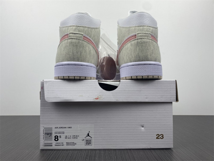 jordan 1 mid se light iron ore (w) - dn4045-001