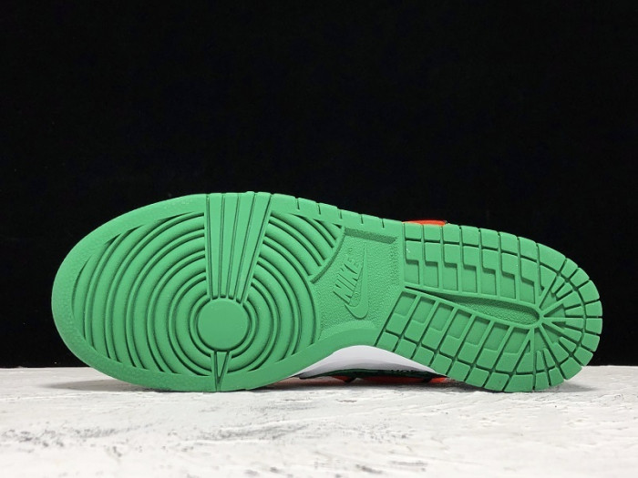 nike dunk low ofw pine green ct0856-100