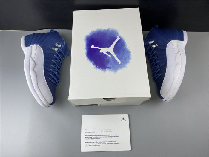 air jordan 12 retro stone blue 130690-404