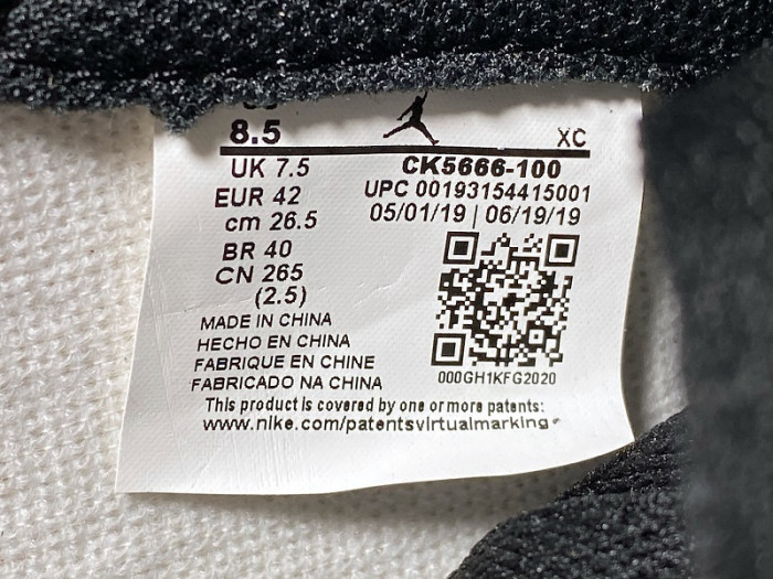 air jordan 1 unc to chicago fearless ck5666-100