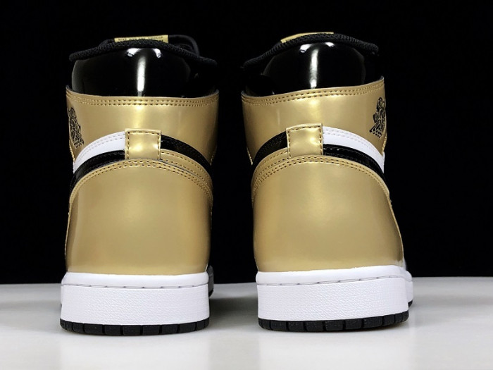 jordan 1 retro high nrg patent gold toe  861428-007
