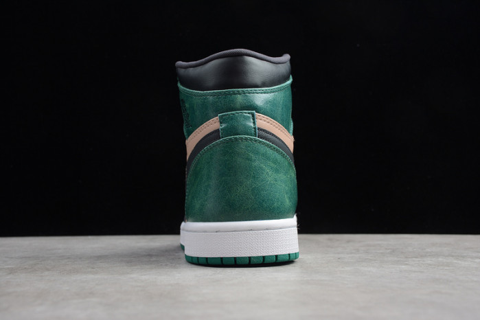 air jordan 1 high premium wmns green pink ah7389-203