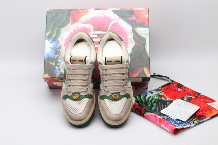 G*u*i ace embroidered low-top sneaker