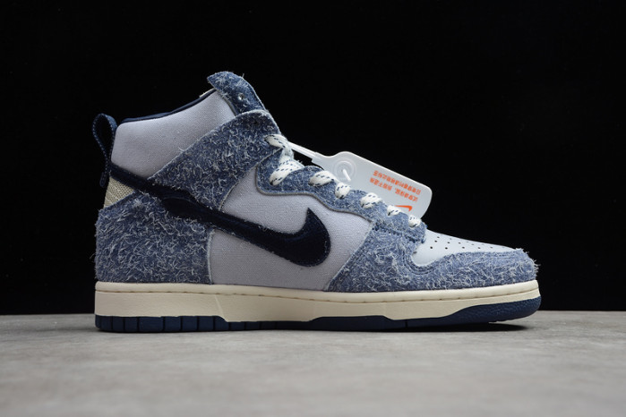 nike dunk high ab notre midnight navy  cw3092-400