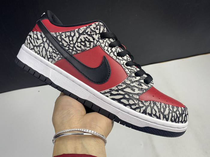 nike dunk sb low red cement (2012) 313170-600