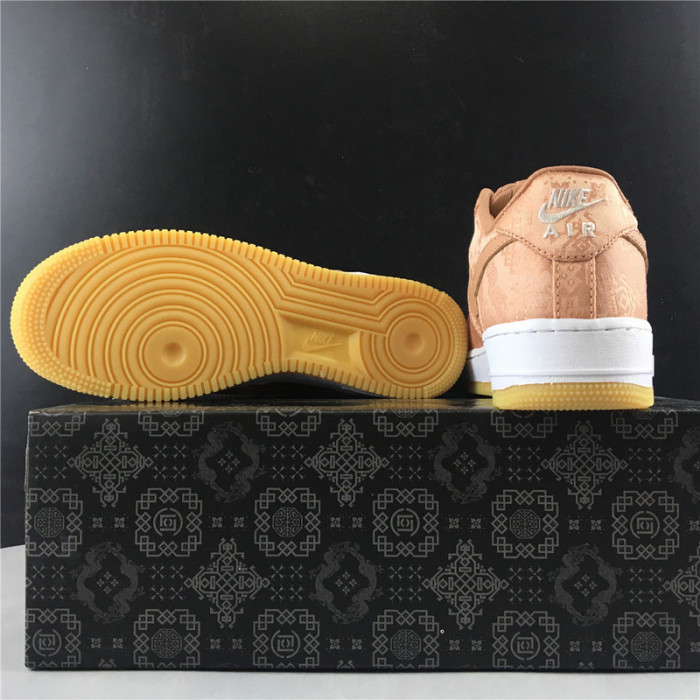 air force 1 low clot rose gold silk  cj5290-600