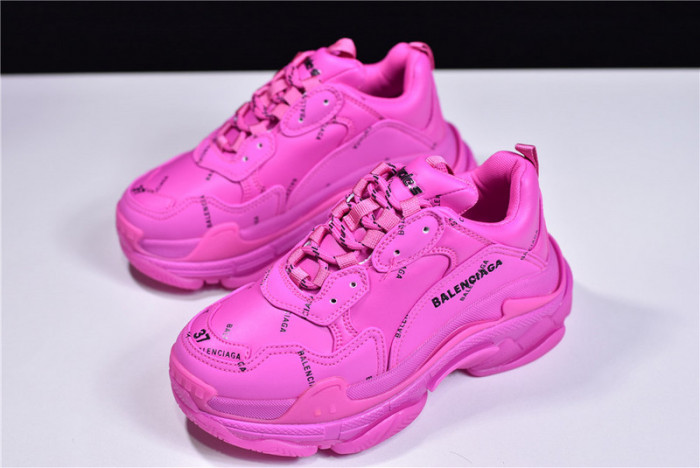blcg sneaker triple.s.gomma rose  red 524039 w2fa1 7634