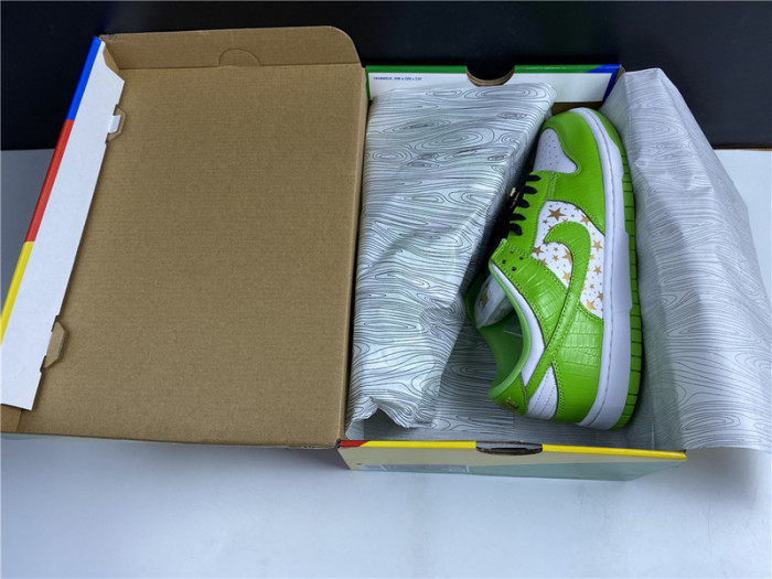 nike sb dunk low stars mean green (2021) dh3228-101