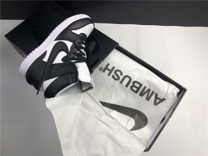 nike dunk high ambush black white cu7544-001