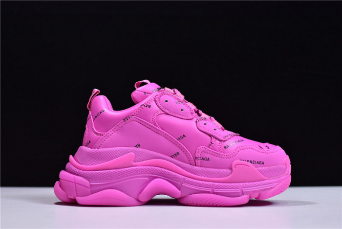 blcg sneaker triple.s.gomma rose  red 524039 w2fa1 7634
