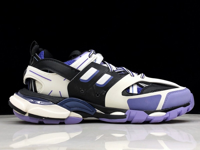 blcg sneaker tess.s.gomma white-black-purple 542023 w1gb1 8322
