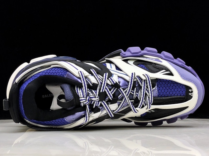 blcg sneaker tess.s.gomma white-black-purple 542023 w1gb1 8322