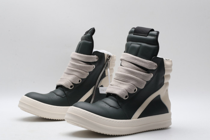 rick 0wens sneakers (dark green)