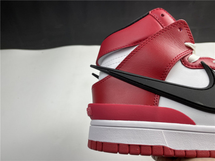 nike dunk high ambush red  cu7544-102