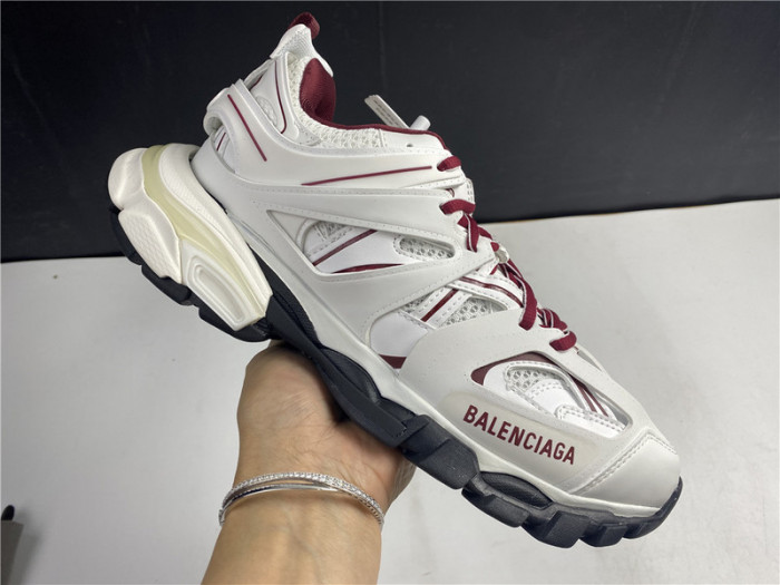 blcg track trainer white and burgundy 542436 w3ac1 2050