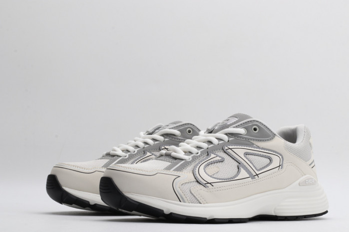 b30 sneaker gray mesh and white