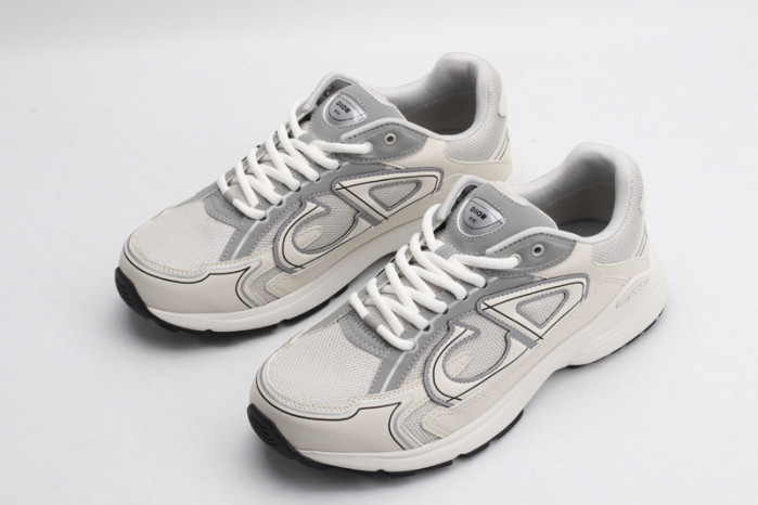 b30 sneaker gray mesh and white
