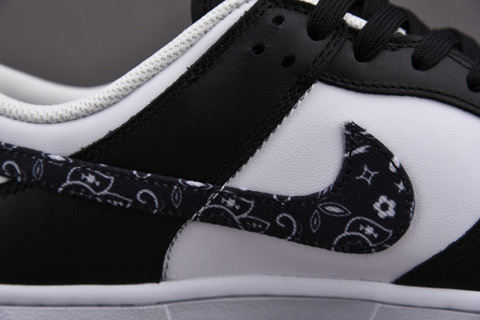 nike dunk low “black paisley” dh4401-100