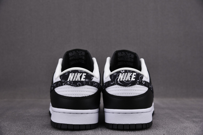 nike dunk low “black paisley” dh4401-100