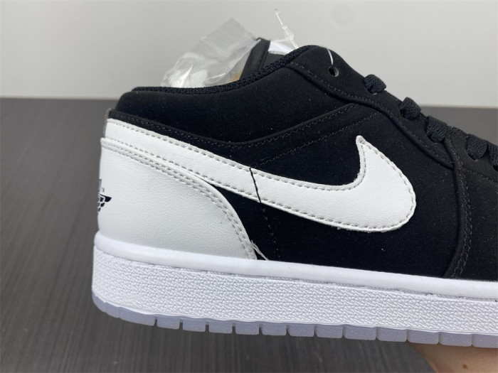 air jordan 1 low white/black dh6931-001