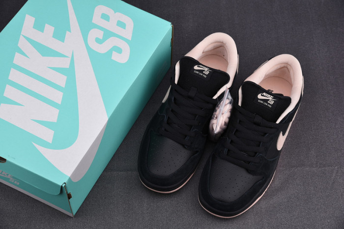 nike sb dunk low black washed coral - bq6817-003
