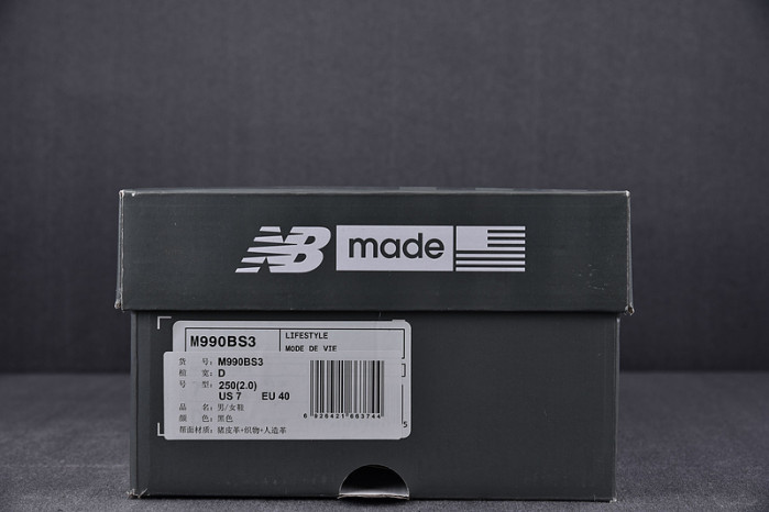 new blance 990 v3 black  m990bs3