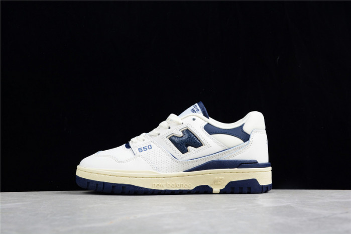 new balance 550 aime leon dore white navy bb550alf