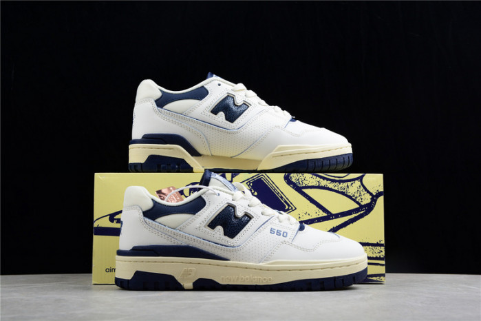 new balance 550 aime leon dore white navy bb550alf