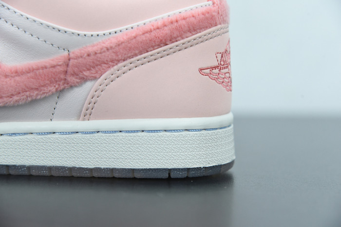 air jordan 1 low white pink grey  dm5443-666