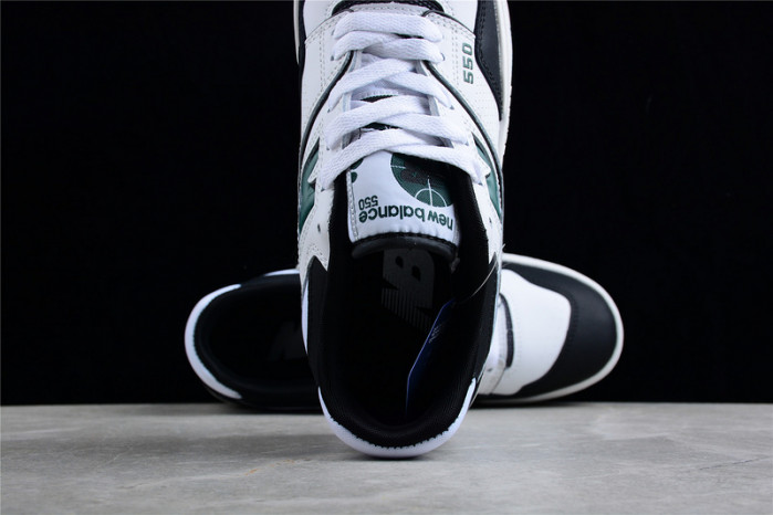 new balance 550 white green black - bb550le1