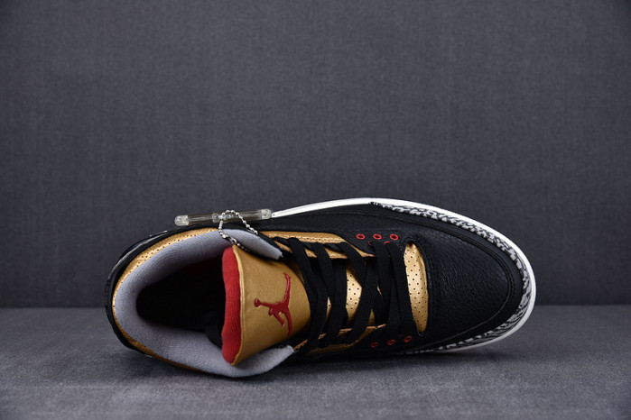 air jordan 3 black gold wmns ck9246-067