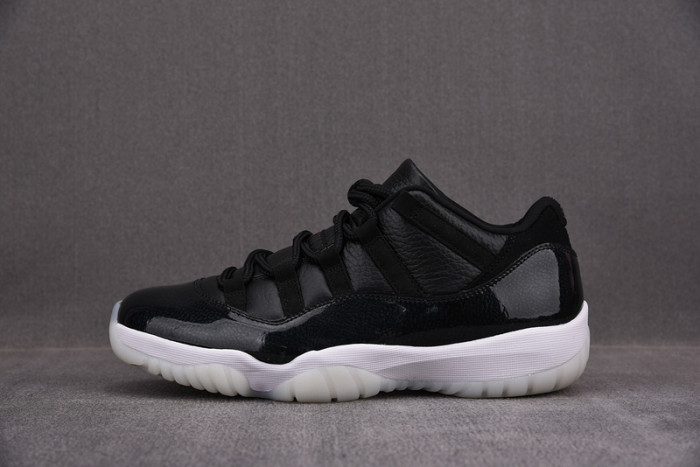 air jordan 11 low "72-10" av2187-001