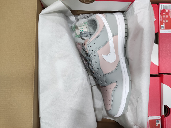 nike dunk low pink oxford (w) - dm8329-600