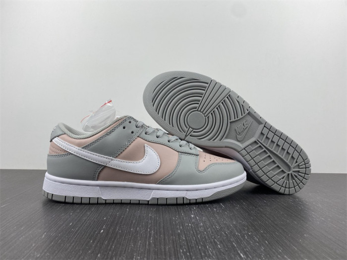 nike dunk low pink oxford (w) - dm8329-600